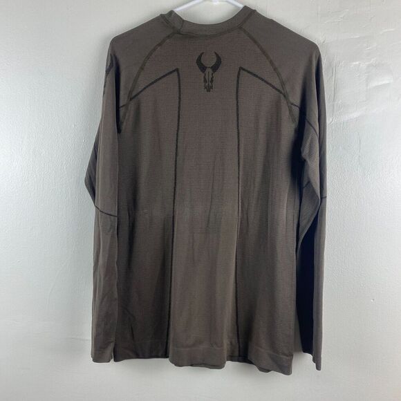 Badlands Women's XL Long Sleeve Crew Neck Latitude Baselayer Shirt Brown Hunting - Picture 7 of 10